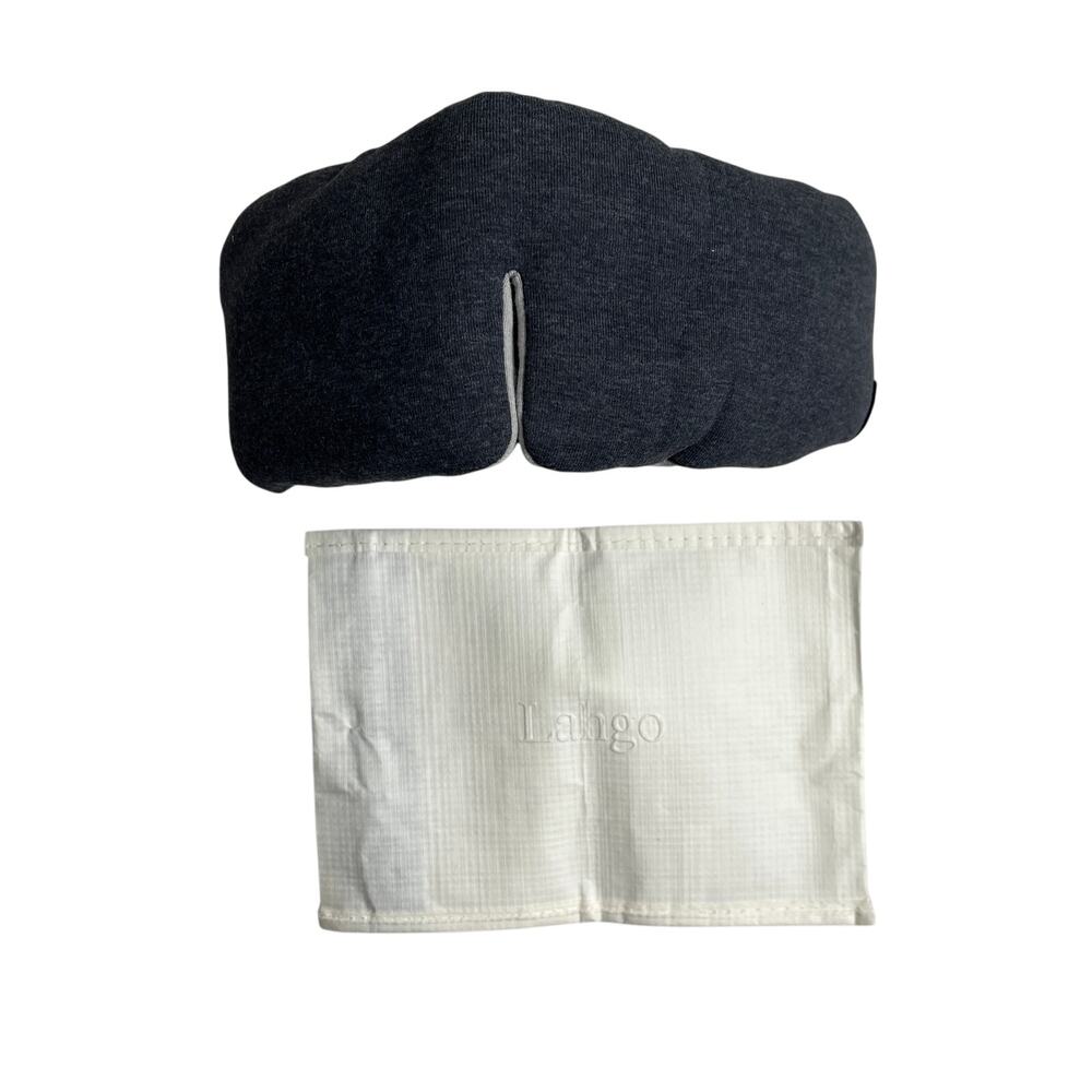 4-37 LUNYA LAHGO Washable Cotton Restore Sleep Mask Black